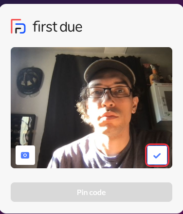Click on the checkmark to approve the selfie. the system will now verify your image against the Reference Images you have provided. 
