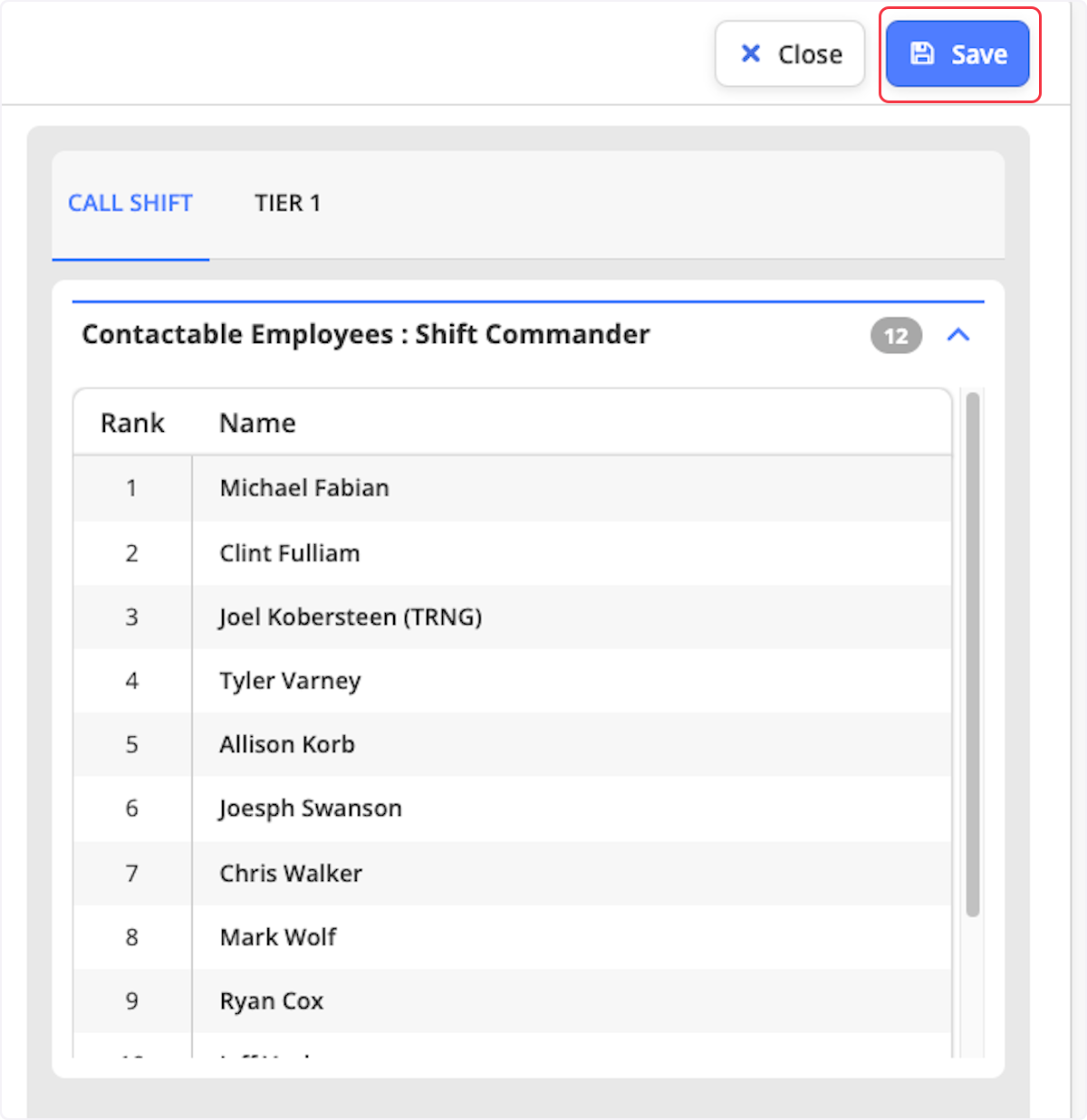 Off to the side, you can see all the users who will be reached. When done, click Save. 