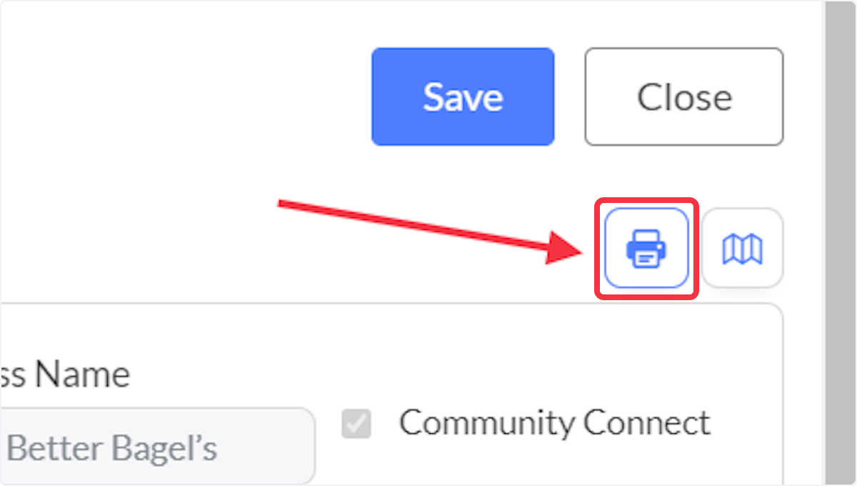 Click on Print Data to print occupancy data.