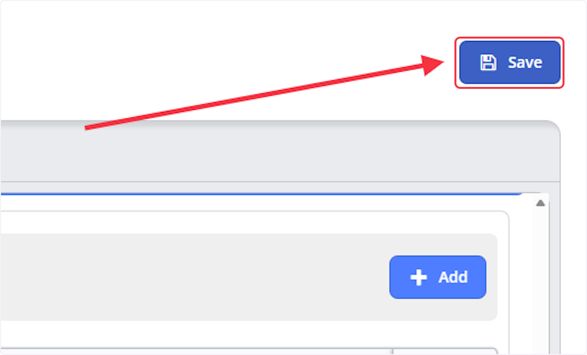 Make sure to select Save in the upper right-hand corner when finished. 