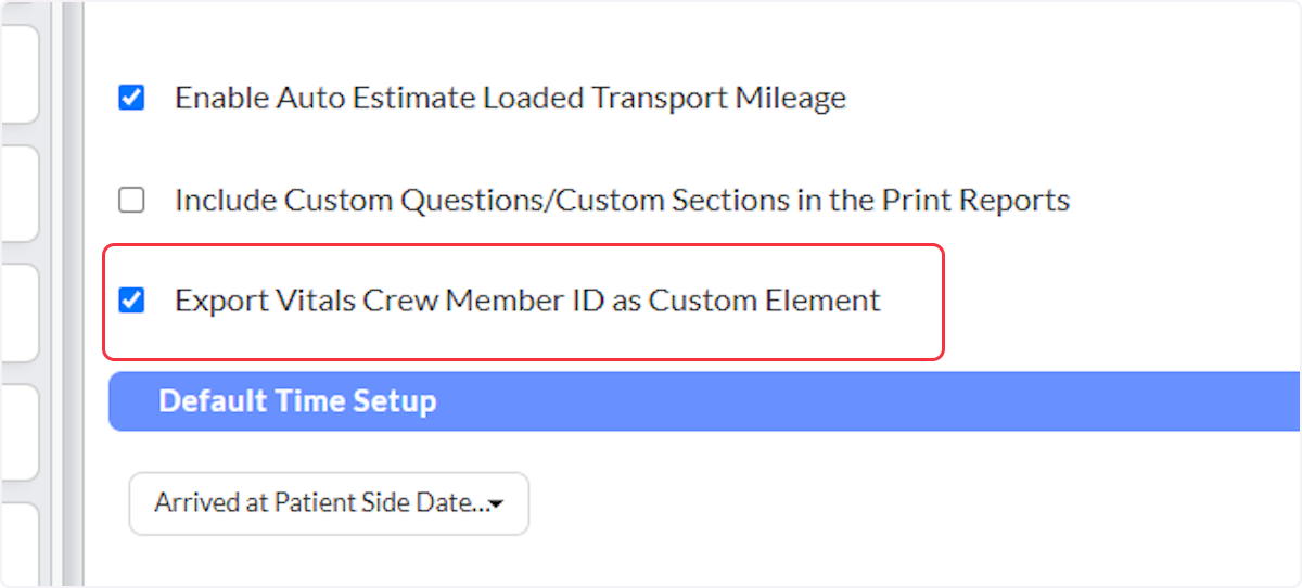 If enabled this will export the crew ID as a custom element.