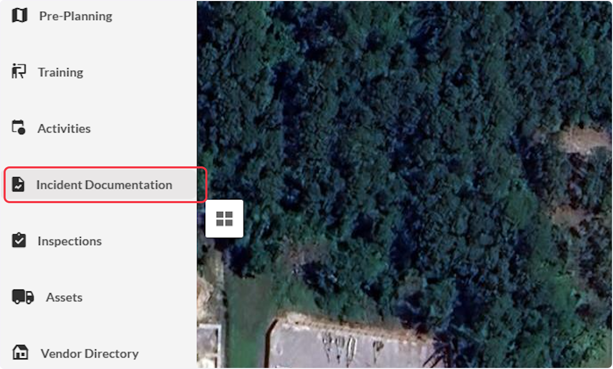 Click on Incident Documentation