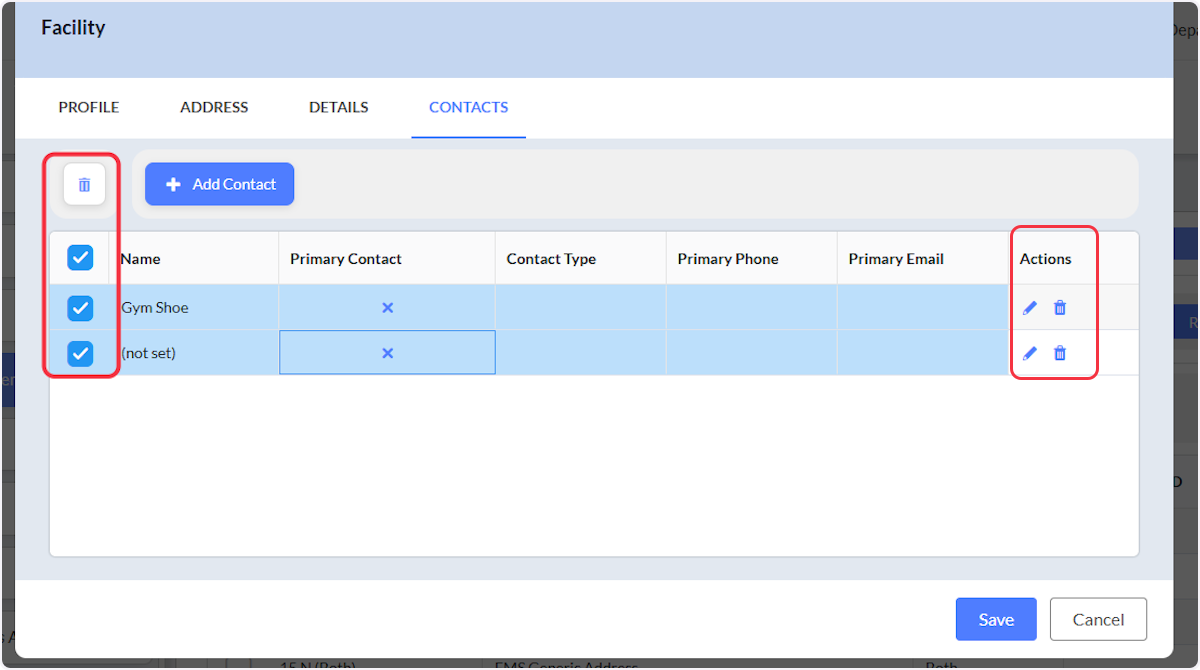 To manage existing contacts