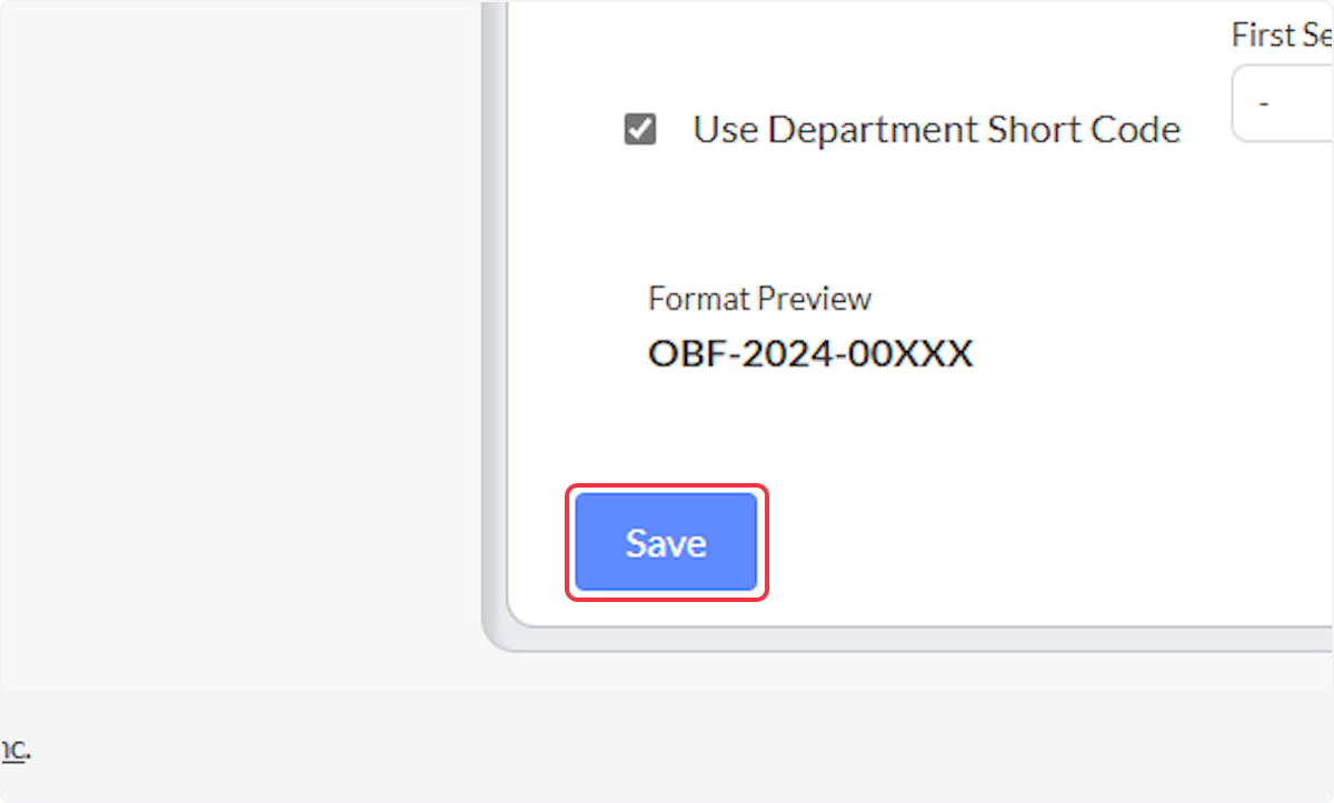 Click on Save