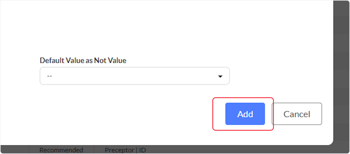 To save and create your new custom question select Add.