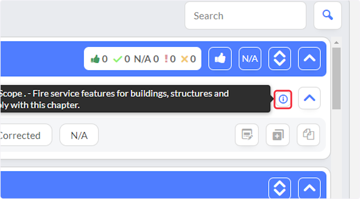 Click on i to view associated code(s).