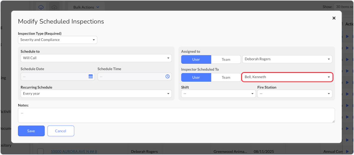 For this example we will assign out to a User.