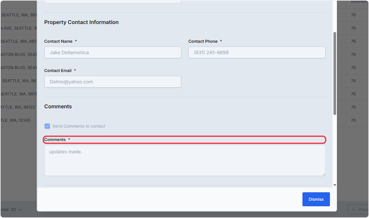 This will allow us to view any comments from the AHJ. 