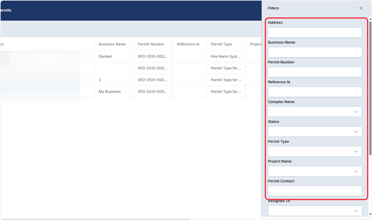 Utilize fields as needed. 