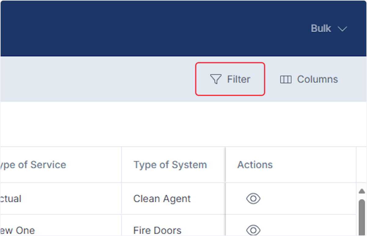 Click on Filter. We will filter by AHJ Status of Approved.