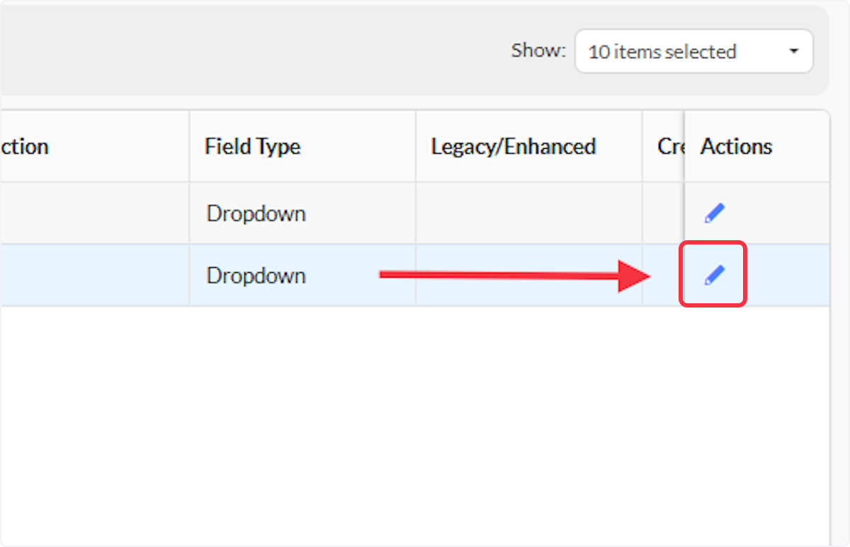 Click on edit pencil for Type of System Field. 