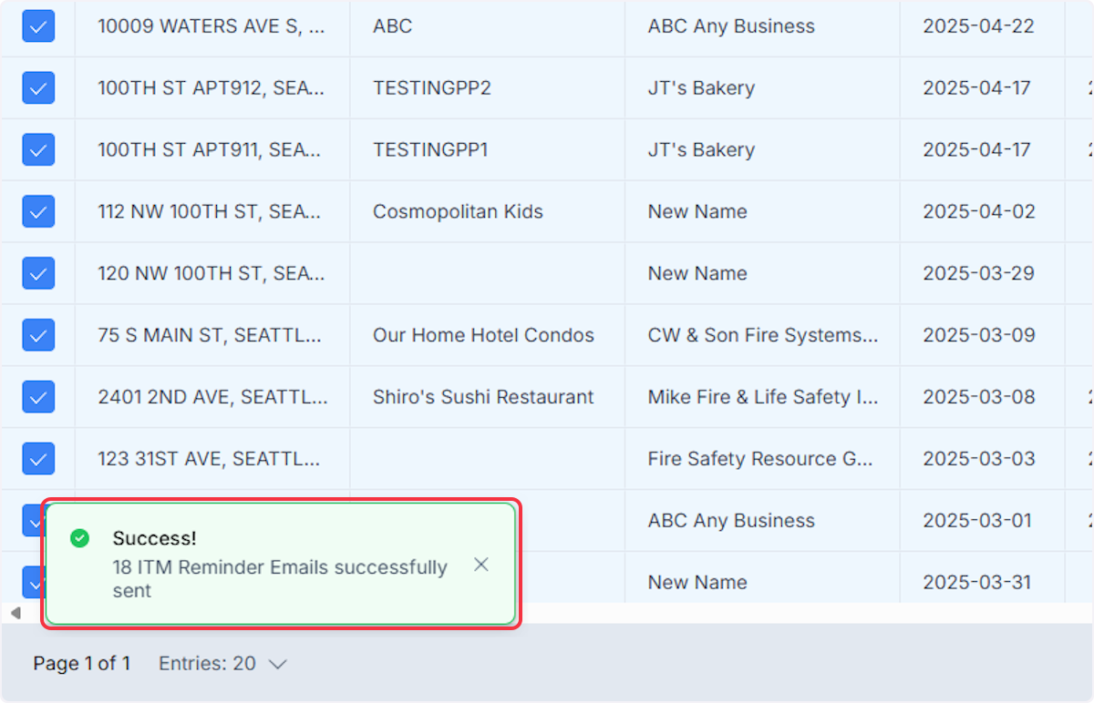 You will see a confirmation email. 