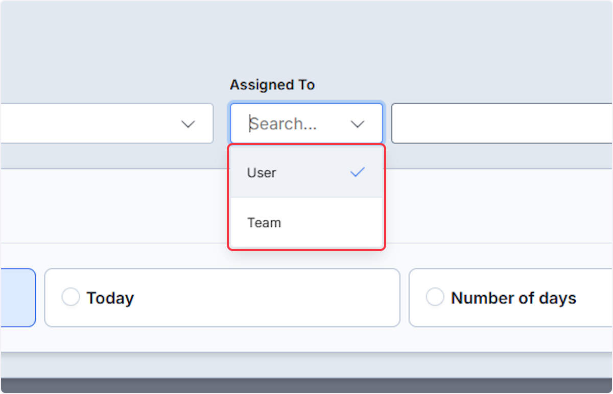 
Assign the Inspection to either an individual user or a team. 