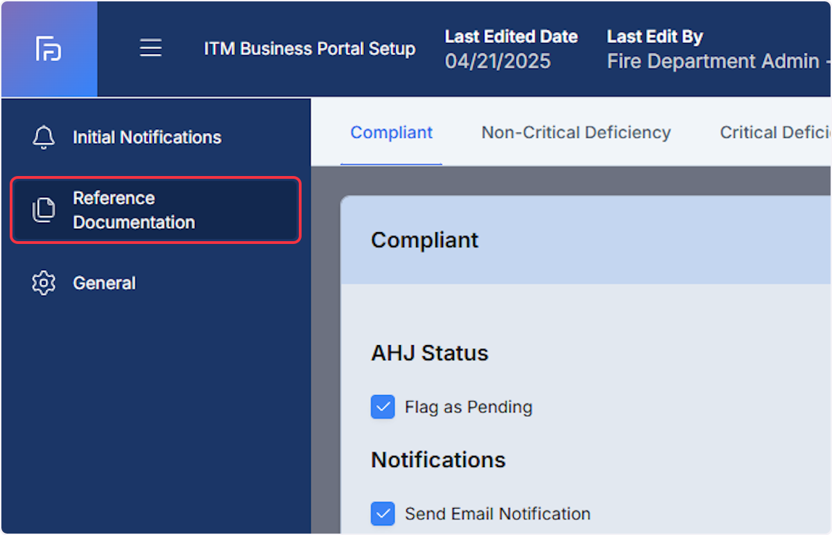 Click on Reference Documentation
