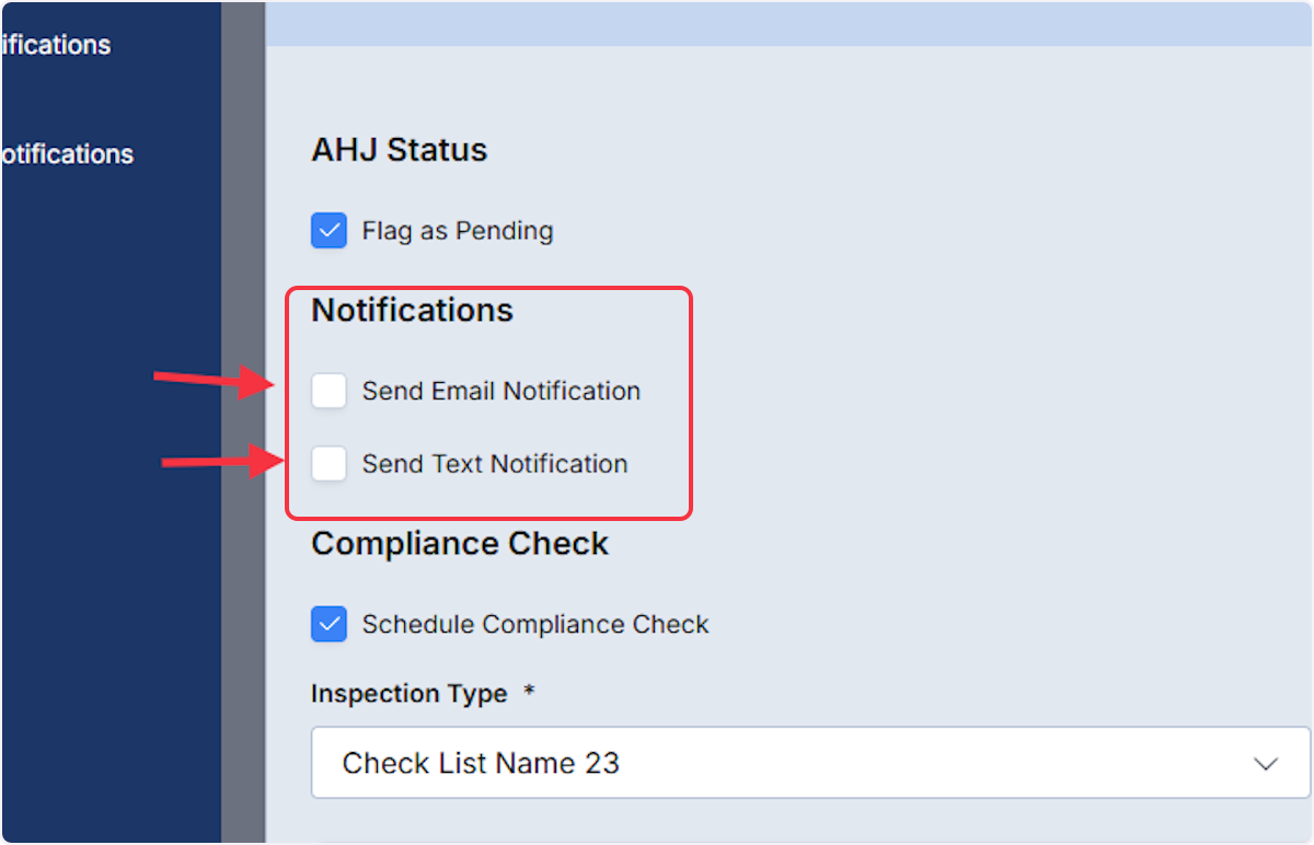 Notifications allow us to send an Email or a text to target individuals depending on the Initial System Status. 