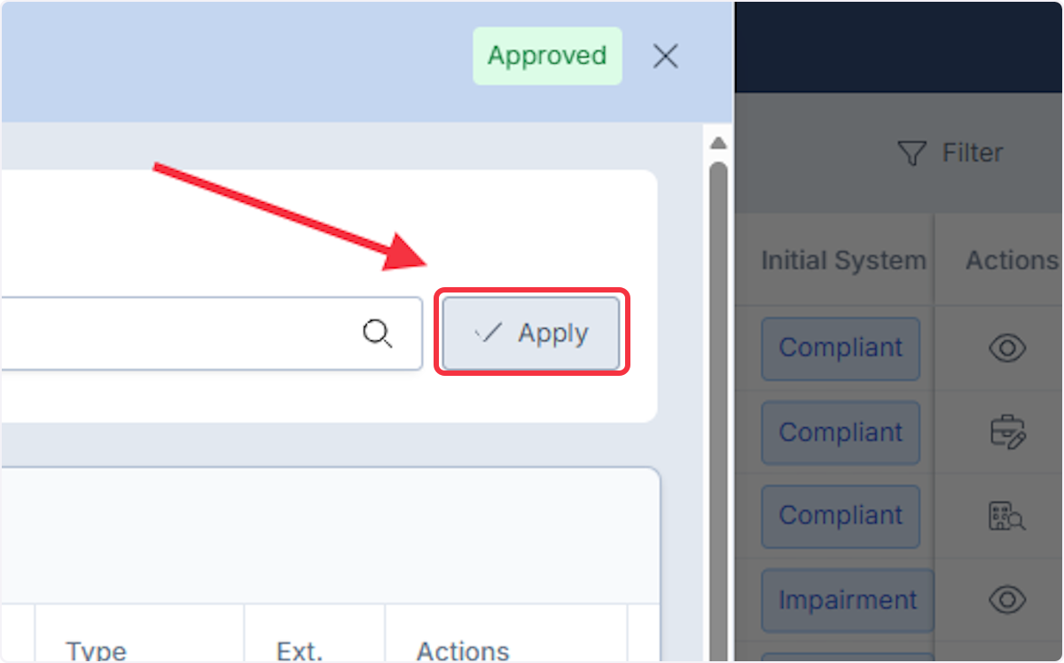 Click on Apply.