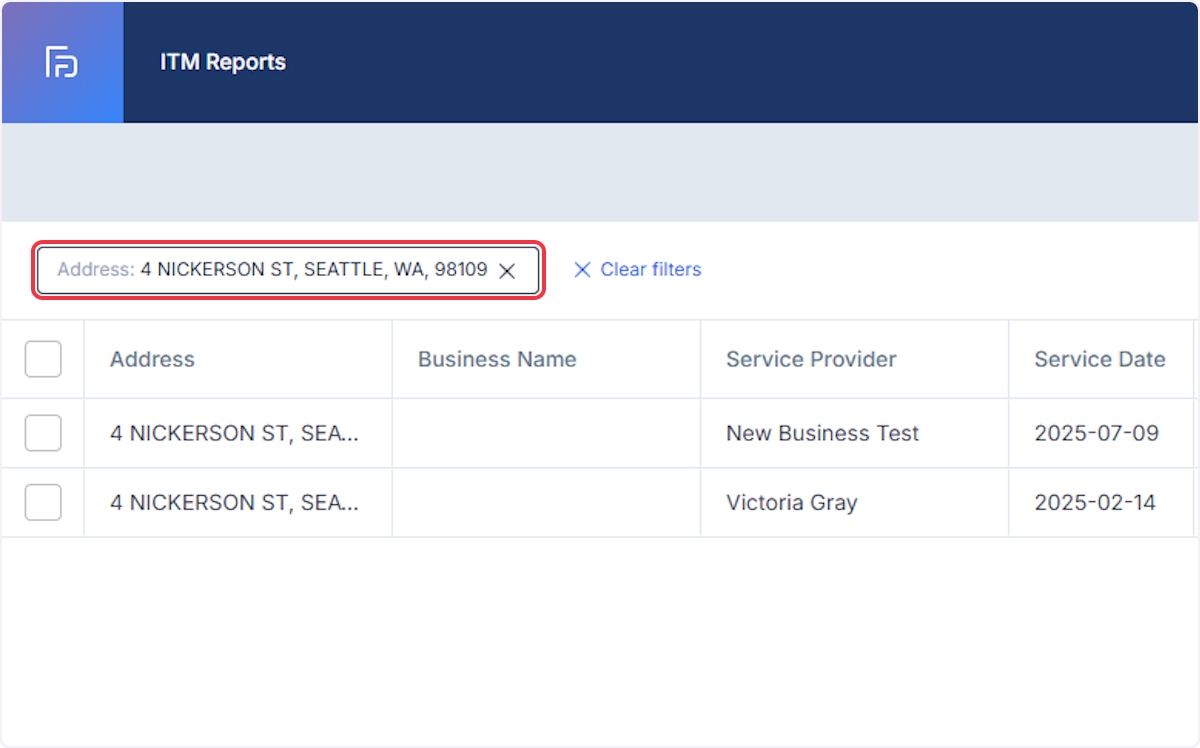 This creates a filtered view within ITM Reports that is specific to each occupancy, so you're only seeing relevant systems