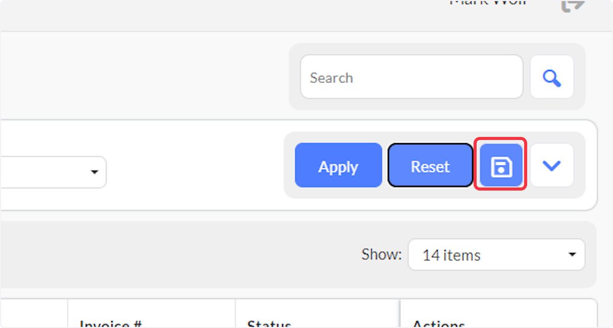 Click on Save View to save the Advanced Search criteria selected.