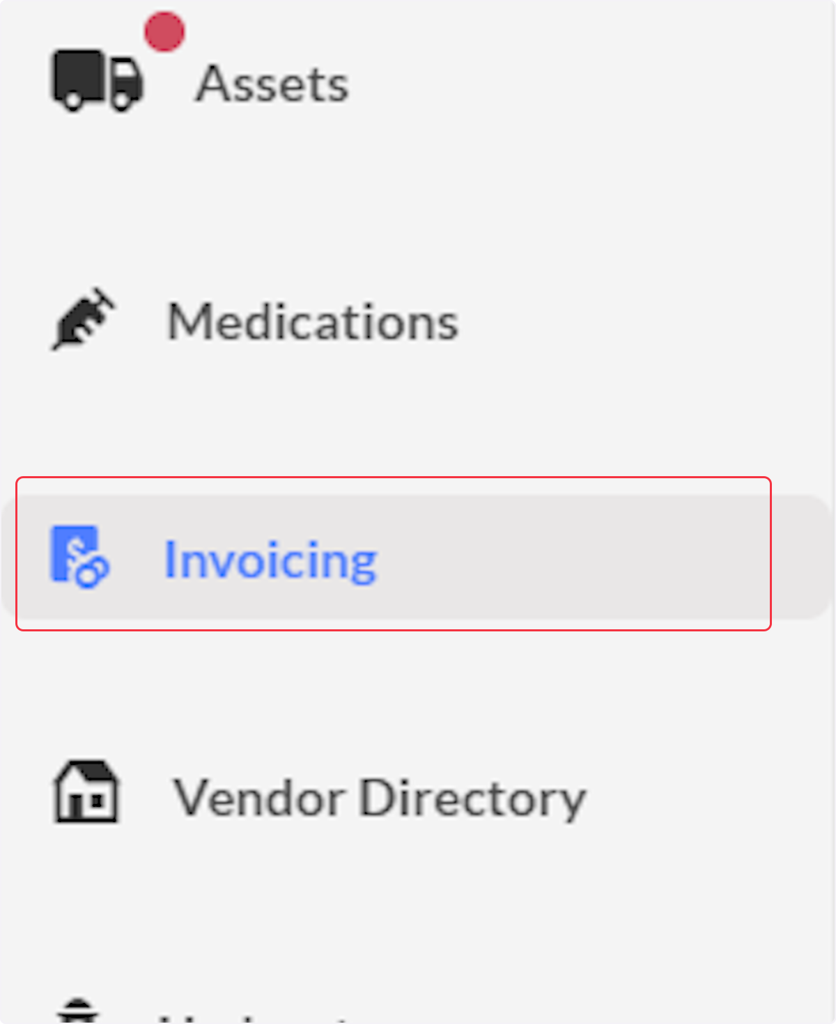 Click on Invoicing.