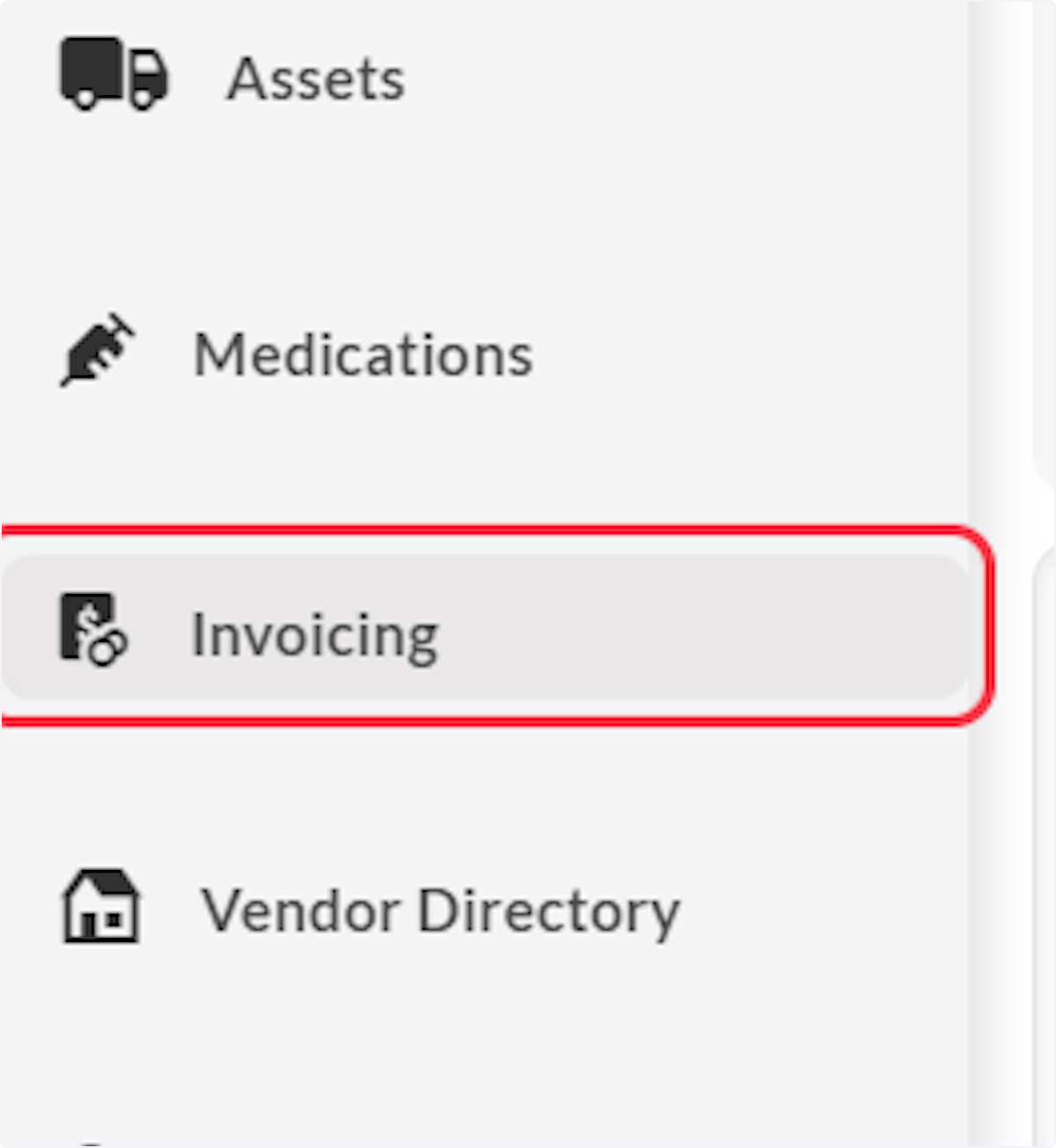 Click on Invoicing.