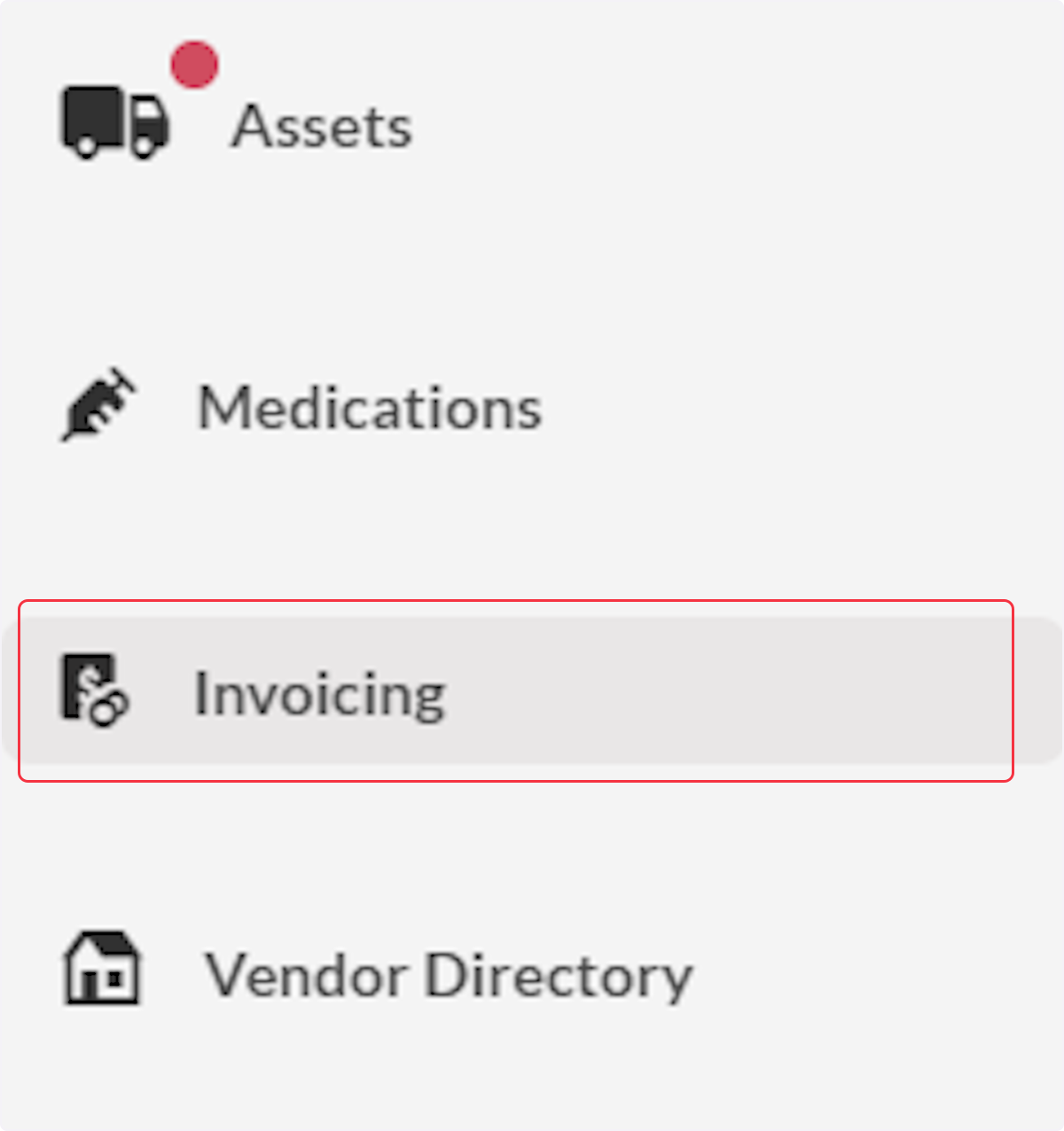 Click on Invoicing.