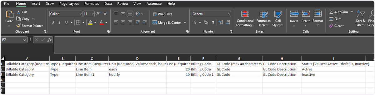 Sample Spreadsheet.
