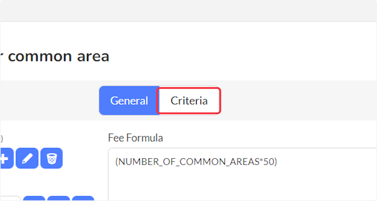 Click on Criteria.