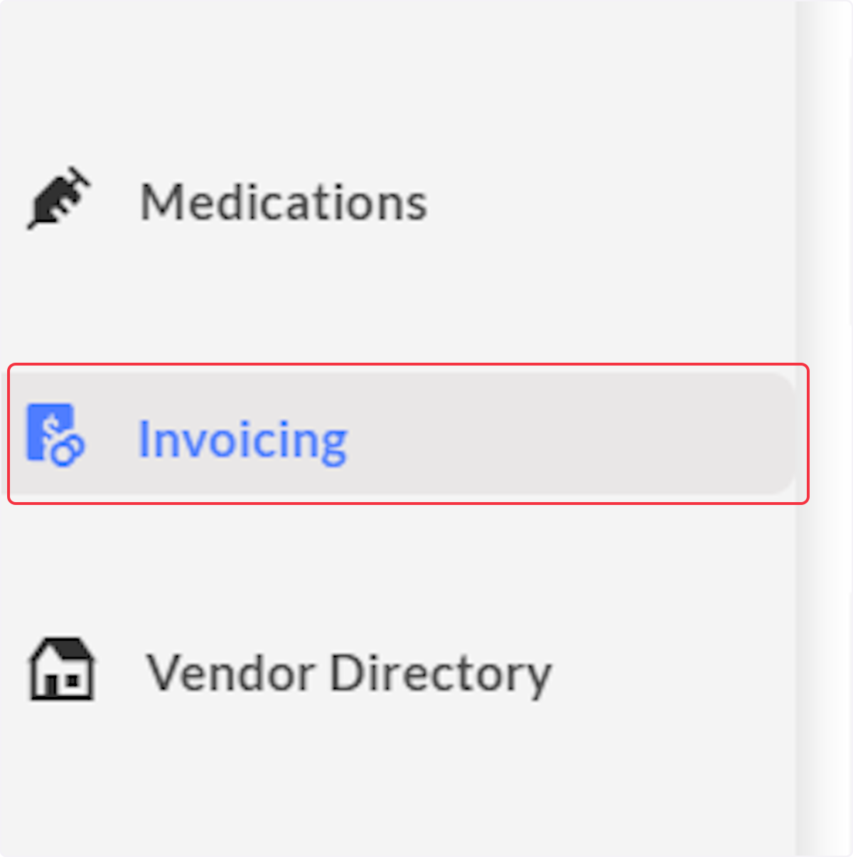 Click on Invoicing.