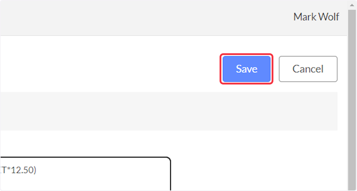 Click on Save.