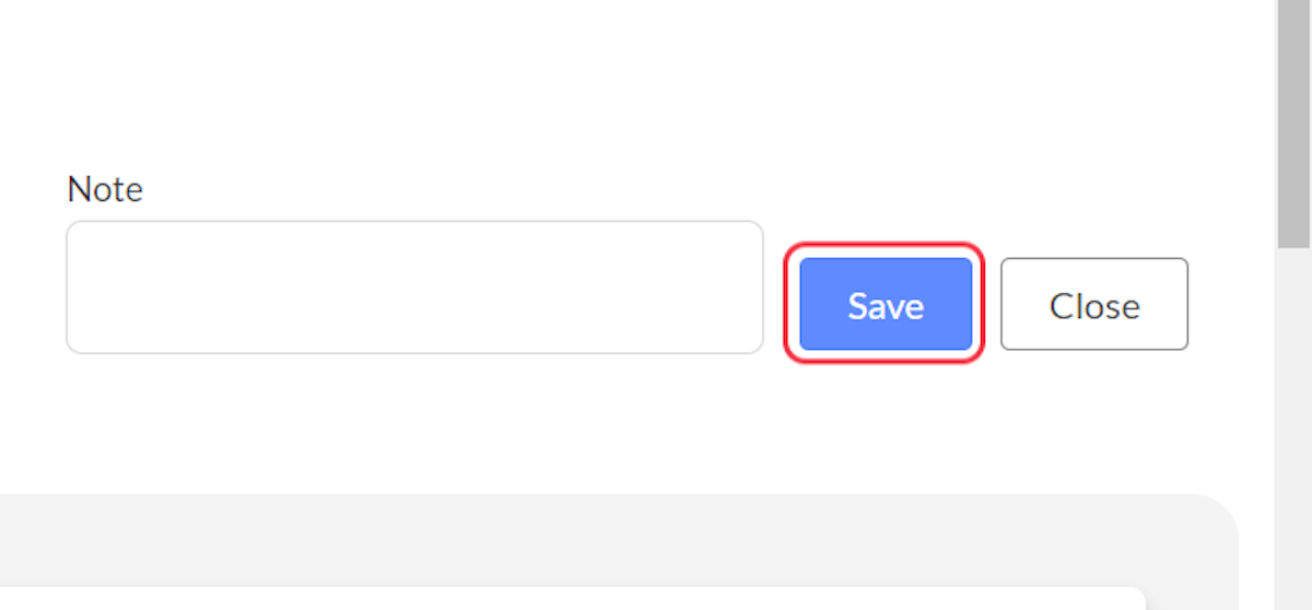 Click on Save to save the update Inspection Form