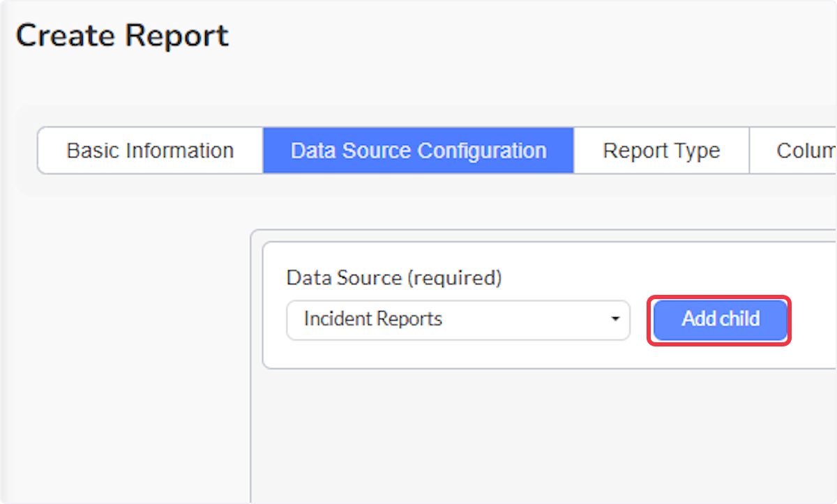 You can now add child data sources from your parent data source to create a broader pull of information using inclusive relationships. Or you can create a smaller data set by using exclusive relationships. 