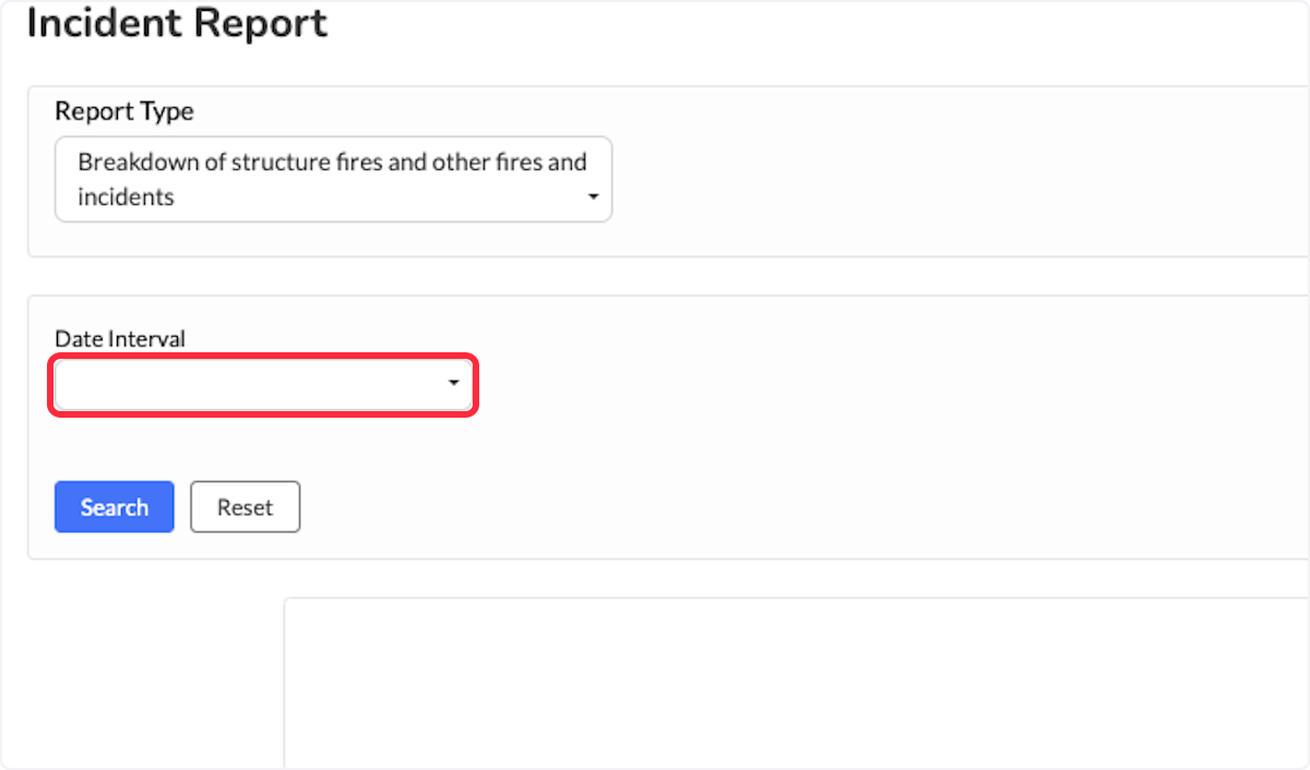 Select the desired parameters for this report. 