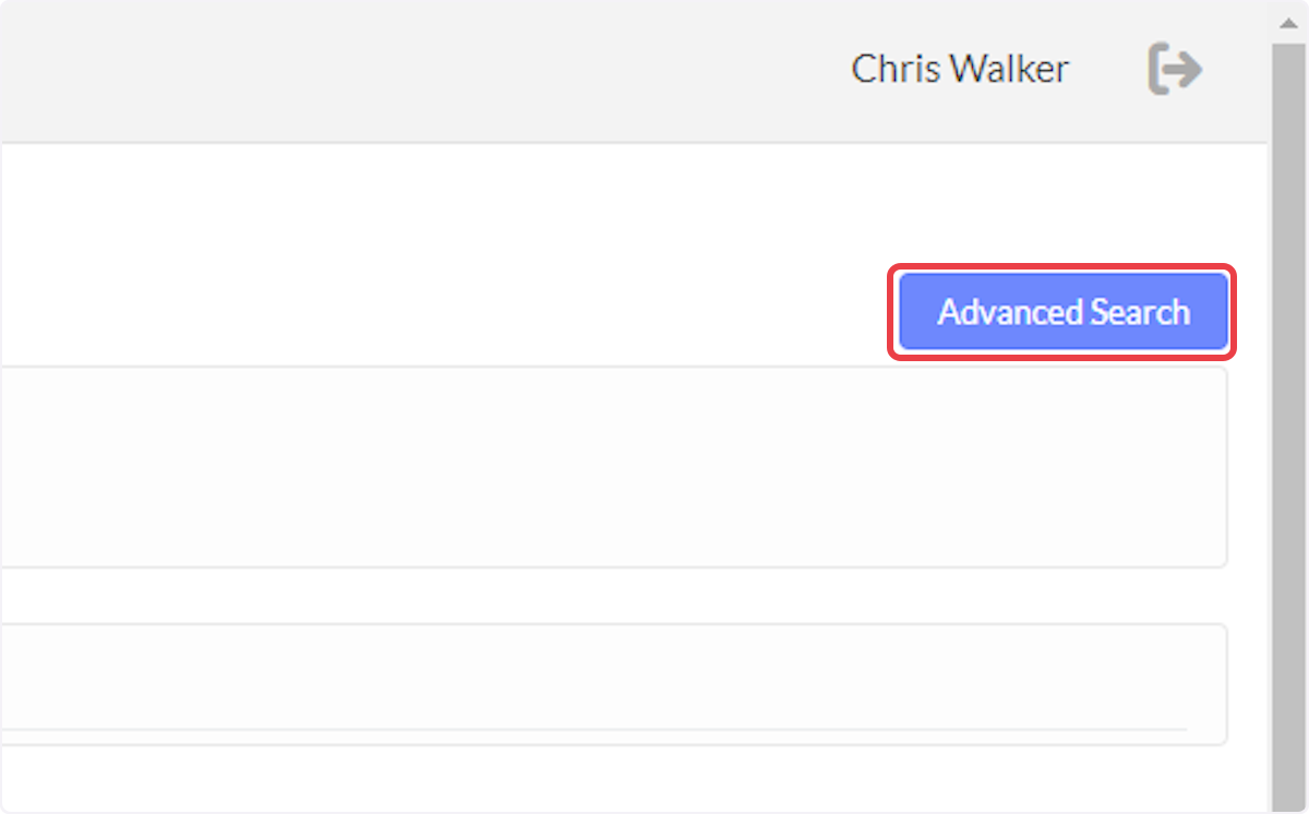 Click on Advanced Search to apply a date filter.