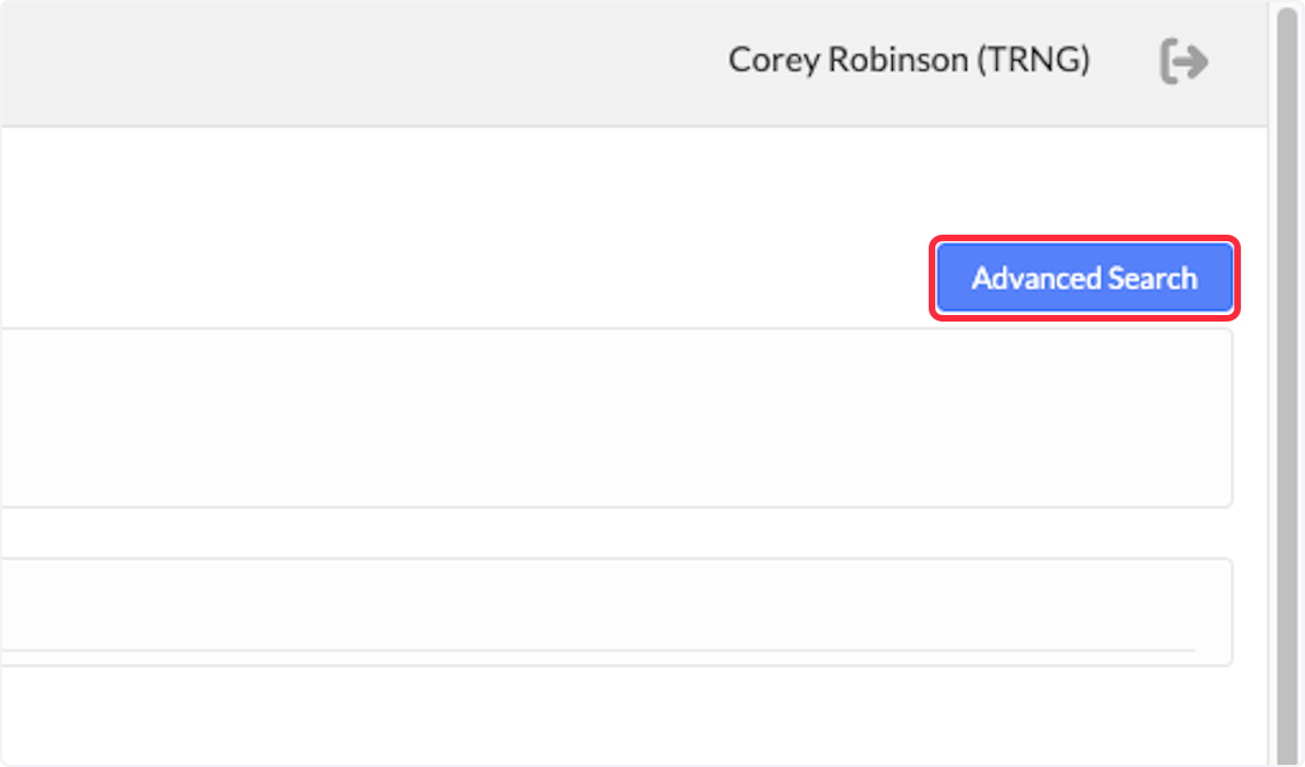 Click on Advanced Search to adjust the parameters for this report. 