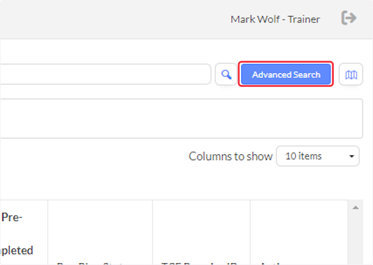 Click on Advanced Search.