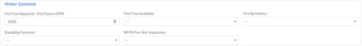 Water Demand Section